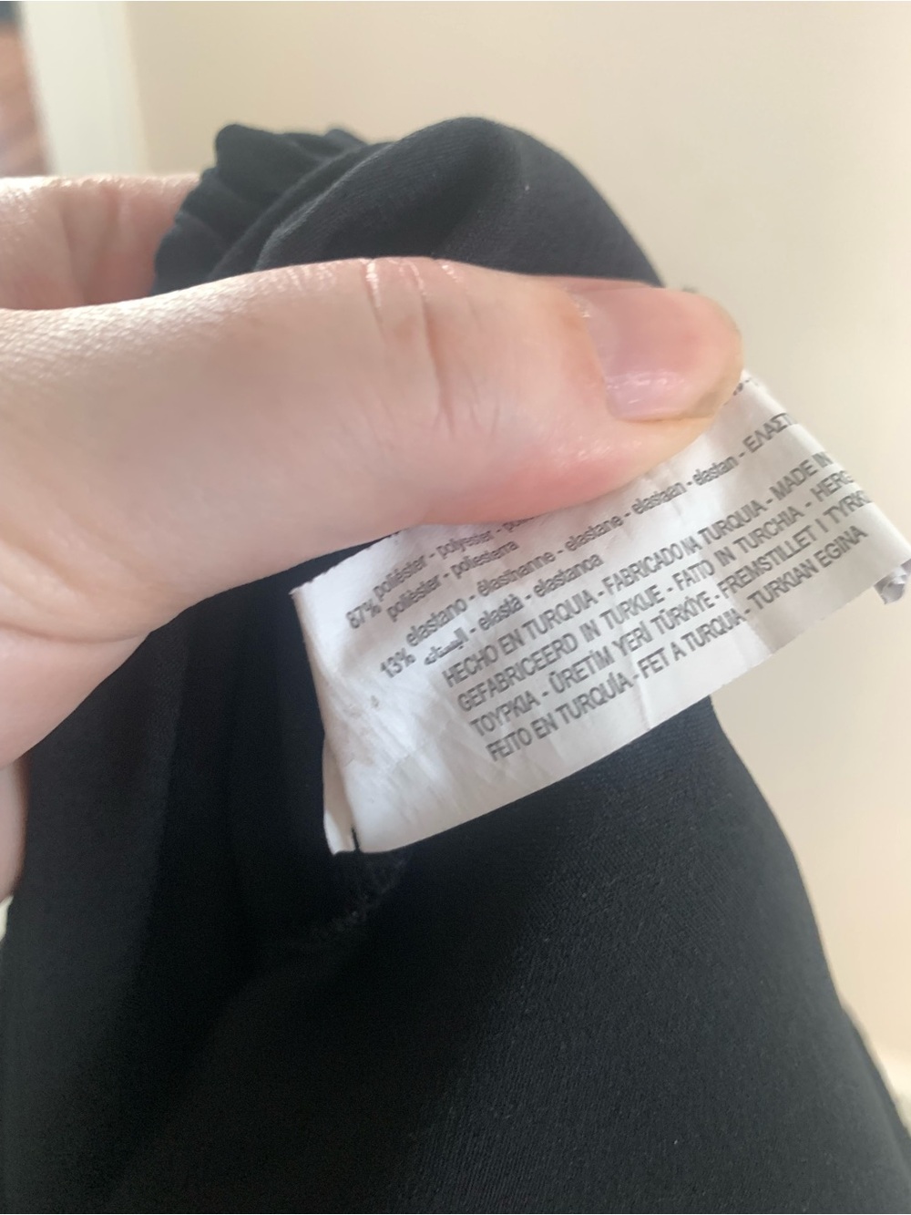 Zara Black Cargo Pants L - Picture 4 of 9